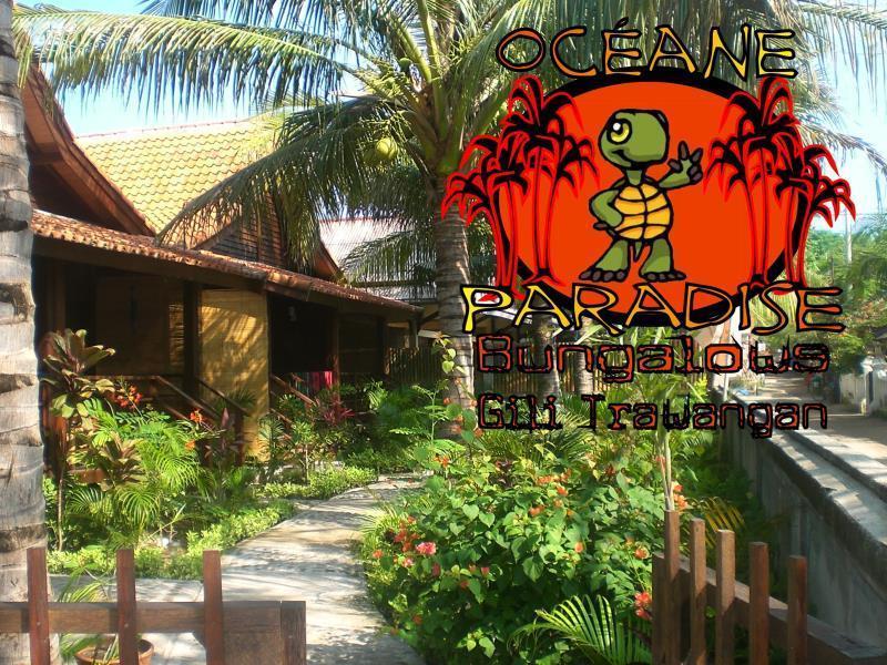 Oceane Paradise Bungalow Gili Trawangan Luaran gambar