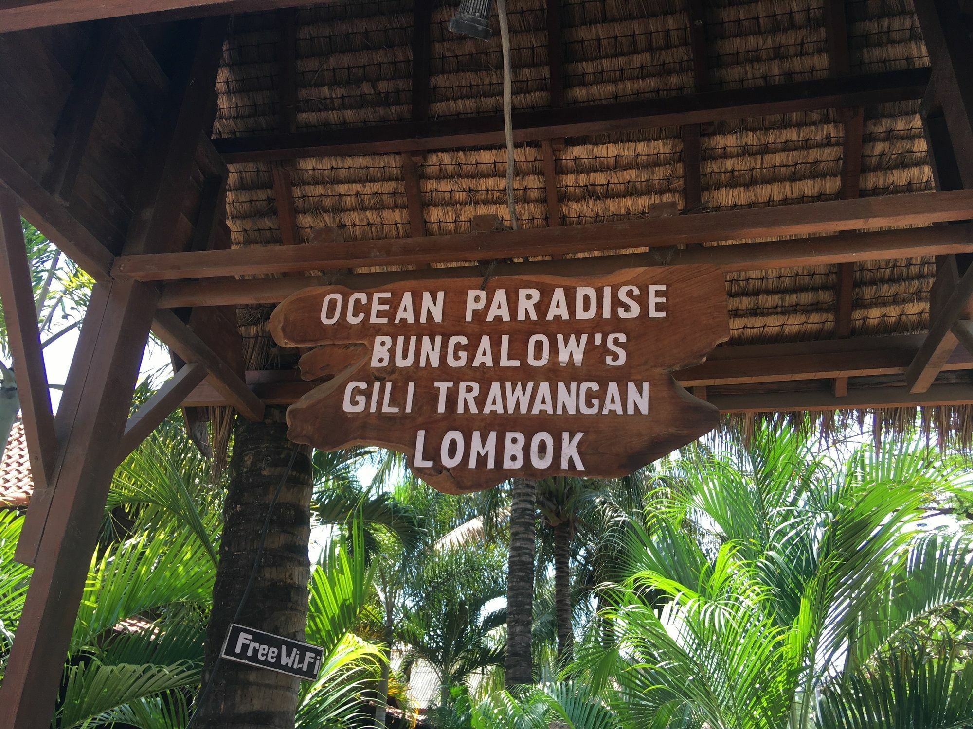 Oceane Paradise Bungalow Gili Trawangan Luaran gambar